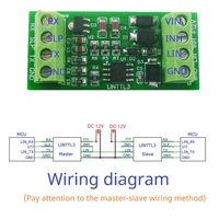 LINTTL3 LIN 2.1/SAE J2602 Transceptor Controlador de Protocolo Maestro-Esclavo de Bus 20Kbps UART TTL232 RS485 Analizador de Datos K-line CAN