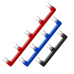Conector Corto para Relés, Separación <span class=keywords><strong>de</strong></span> 22mm, Tira <span class=keywords><strong>de</strong></span> Conexión, Tira <span class=keywords><strong>de</strong></span> Terminales, Tira <span class=keywords><strong>de</strong></span> Puente - Product Image 1