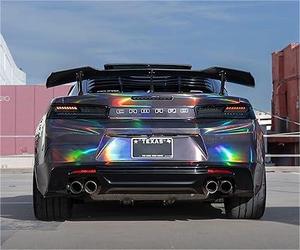 Película de vinilo cromada holográfica hexagonal a la moda a precio de fábrica, <span class=keywords><strong>se</strong></span> <span class=keywords><strong>puede</strong></span> utilizar para <span class=keywords><strong>el</strong></span> exterior interior del coche con liberación de aire - Product Image 3