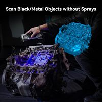 Escáner 3D Creality Raptor Pro de Grado Metrológico con Precisión de 0.02 mm, 22+7 Láseres Azules para Proyectos de Ingeniería Automotriz