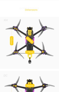<span class=keywords><strong>Kit</strong></span> <span class=keywords><strong>FPV</strong></span> SpeedyBee Mario5 DC/XH de 5 Pulgadas O3/O4 HD - Product Image 4