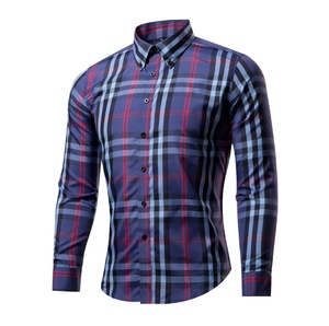 <span class=keywords><strong>Camicia</strong></span> Classica a Maniche Lunghe con Motivo Tartan Primaverile per <span class=keywords><strong>Uomo</strong></span>, Vestibilità <span class=keywords><strong>Slim</strong></span>, Formale e Casual, con Bottoni, Antipiega ed Ecosostenibile - Product Image 6