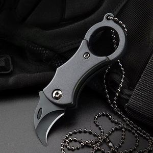 <b>Mini</b> Pocket Utility Tool Portable Stainless Steel Necklace Pendant for Outdoor Camping Hiking Pack Unboxing Keychain Chain - Product Image 5