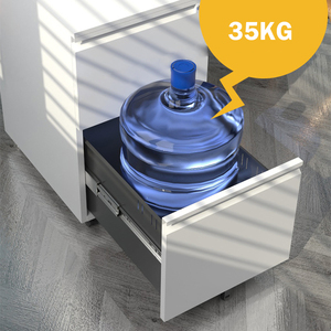 Lưu trữ đồ nội thất văn phòng nhà thép kim loại Tủ Hồ Sơ 2 ngăn kéo - Product Image 3