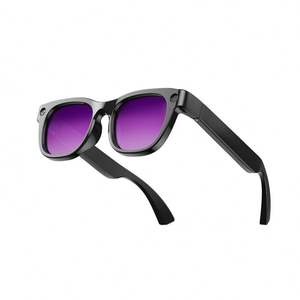 Nouvelles lunettes intelligentes E06 AI avec caméra 8MP, enregistrement vidéo, <span class=keywords><strong>traduction</strong></span> dans plus de 20 langues, appels Bluetooth, enregistrement, lecture de musique, pour hommes et femmes - Product Image 1