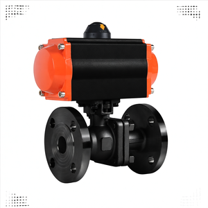 Válvula de Bola Neumática COVNA de 2 Vías con Brida, Acero Inoxidable, Sellado de PTFE, Control de Presión de Agua, Actuador, Pedido Urgente - Product Image 3