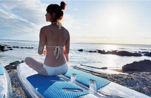 Tabla de <span class=keywords><strong>Paddle</strong></span> <span class=keywords><strong>Surf</strong></span> <span class=keywords><strong>Transparente</strong></span> de Policarbonato de Alta Calidad con Certificación CE para Adultos - Uso en Lagos, Ríos y Océanos, Unisex - Product Image 5