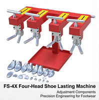 Machine à coudre les semelles à quatre têtes FS-4X, équipement de formage supérieur de 20 kg, certifiée CE, prix usine, garantie 1 an