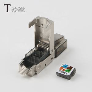 TOP-TP-01 cat6/cat6A/cat7 <span class=keywords><strong>STP</strong></span> toolless modual מחבר תקע <span class=keywords><strong>STP</strong></span> toolless תקע - Product Image 4