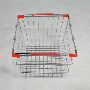 Chất lượng cao kim loại Chrome thuận tiện mua sắm giỏ siêu thị bền dây giỏ - Product Image 5