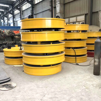 Imán de Elevación Electromagnético Industrial OKODA MW5, Capacidad de Carga Personalizada de 100 kg a 26000 kg, Fuerza de 1000 kg, 220 V, Factor de Seguridad 5x, PLC