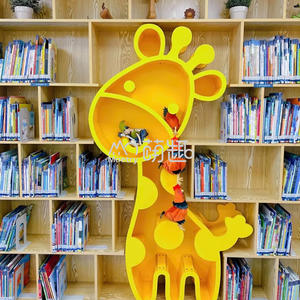 Estantería de Madera con Forma de Jirafa para Libros, Muebles <span class=keywords><strong>Montessori</strong></span> para Escuela, Jardín de Infancia, Sala de Lectura, <span class=keywords><strong>Librería</strong></span> para Preescolar - Product Image 5