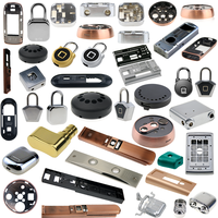 Services complets de fabrication de moules, de moulage sous pression et de traitement de surface, boîtier de serrure de porte électronique personnalisé en alliage zinc-aluminium