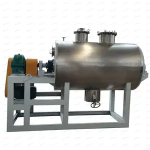 Low temperature stainless steel vacuum rake dryer for herb extract slurry paste