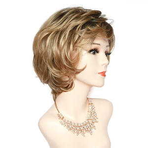 Perruque <span class=keywords><strong>courte</strong></span> bob pour femme avec <span class=keywords><strong>frange</strong></span>, grande élasticité, perruque <span class=keywords><strong>courte</strong></span> bob africaine synthétique bouclée et moelleuse - Product Image 5