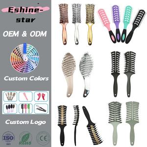 <span class=keywords><strong>Cepillo</strong></span> para el Cabello de Cerdas de Jabalí y Nailon, Herramientas de Peinado, <span class=keywords><strong>Cepillo</strong></span> para Desenredar el Cabello con Ventilación para un Secado con Secador Más Rápido - Product Image 1