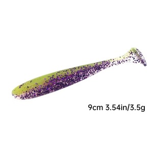 Señuelo Artificial Suave Mebaring Gekka Bijin Beam Fish Revival de 1.8 Pulgadas, Tipo Chirimen Jako, para Pescar Caballa, de Acero Inoxidable - Product Image 1