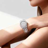 Montre en moissanite de luxe, montre en moissanite, montre en diamant moissanite VVS1, sertie de diamants, passe le testeur de diamants, squelette pour homme, lunette personnalisée
