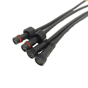 Kết nối không thấm nước IP65 IP67 IP68 M12 cáp chống thấm nước 2pin 3pin 4pin ngoài trời dây nối - Product Image 1