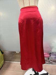 Lady đuôi cá váy <span class=keywords><strong>satin</strong></span> giữa Chiều dài váy mùa xuân mùa hè phong cách mới của phụ nữ quần áo nhà sản xuất trực tiếp Váy bán buôn - Product Image 4
