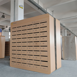 Boîte aux lettres multifonctionnelle pour bâtiment en bordure de rue Boîte aux lettres en métal pour l'extérieur Boîtes aux lettres commerciales en acier - Product Image 5