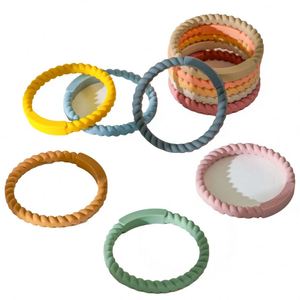 Mordedor de Silicona Portátil para Bebés, Accesorio de Lactancia Suave y Regalo Infantil para Masticar y Aliviar la Dentición, Juguetes Suaves - Product Image 3