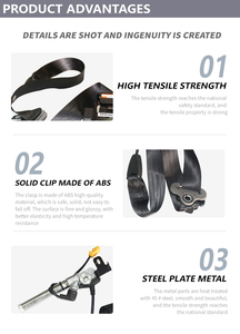 Fournisseur <span class=keywords><strong>en</strong></span> gros <span class=keywords><strong>en</strong></span> <span class=keywords><strong>ligne</strong></span> pour Honda Accord Civic Fit Jazz City CRV Ceinture de sécurité à 3 points pour conducteur de voiture CR-V Ceinture de sécurité côté passager - Product Image 3
