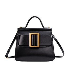 Nouveau Sac à Main Coréen Tendance 2026 – Sac Bandoulière Automne/Hiver Polyvalent Rétro avec Boucle Métallique Carrée Couleur Unie Texturée - Product Image 5
