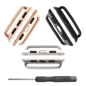 Nuovo classico in acciaio inox cinturino adattatore cinturino cinturino di collegamento per <span class=keywords><strong>Apple</strong></span> <span class=keywords><strong>Watch</strong></span> serie Ultra 2 9 8 <span class=keywords><strong>7</strong></span> 6 5 adattatore in metallo - Product Image 2