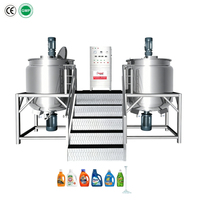 Équipement de mélange en acier inoxydable 500L 1000L, machine à fabriquer du savon liquide détergent