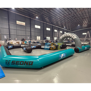 Grande piste de voiture gonflable commerciale pare-chocs piste d'<span class=keywords><strong>air</strong></span> gonflable piste de karting gonflable pour les événements sportifs d'enfants - Product Image 2