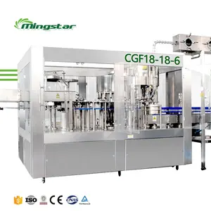 CGF 18-18-6 3 in 1 automatic drinking pure miniral water plastic filling machine