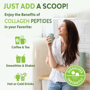 ผงคอลลาเจนเปปไทด์โปรตีนสูง ปราศจากน้ำตาล ช่วยบำรุงสุขภาพลำไส้ ลดเลือนริ้วรอย ผิวขาวกระจ่างใส เหมาะสำหรับผู้ที่ทานคีโต (OEM/ODM) - Product Image 4