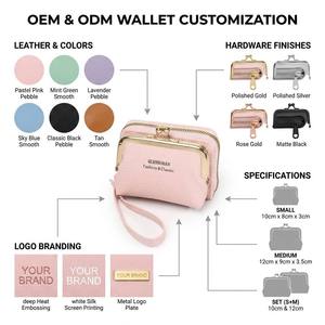 Vintage Kiss Lock Coin Purse <b>Mini</b> PU Leather Change Wallet with Wrist Strap Creative Retro Jewelry <b>Pouch</b> for Women & Gifts - Product Image 2