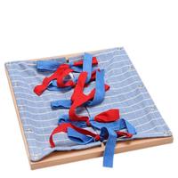 Juguete Educativo Montessori de Madera para Practicar Habilidades Básicas de Vestir, para Niños de 3+ Años, para Aprender a Atar Lazos y Vestirse