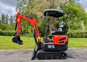 Mini-excavatrice sur chenilles à haute efficacité à vendre, moteur diesel Laidong Koop de 16 CV, hydraulique Eaton - Product Image 2