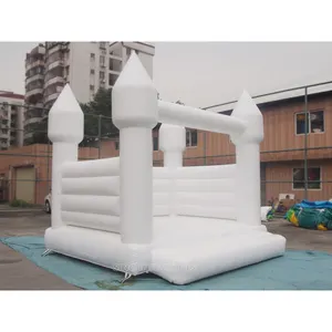 13 'x 13' वयस्कों के साथ सभी सफेद शादी उछाल घर EN14960 प्रमाणित चीन से शादी की पार्टियों के लिए inflatable फैक्टरी