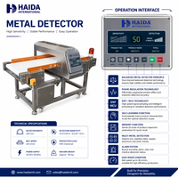Détecteur de métaux pour convoyeur, machine de détection de métaux pour l'industrie alimentaire, Fe 1 mm, NFe 1,5 mm, SUS304 2 mm, acier inoxydable 304