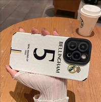 Coque de téléphone en cuir artificiel à la mode pour iphone16 16pm 15 15pm étui de protection à la mode 14 13pro 12 11 coque