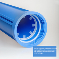 Sistem Filter Air Seluruh Rumah 3 Tahap Big Blue 20 Inci dengan Kartrid PP untuk Penggunaan Rumah Tangga & Luar Ruangan