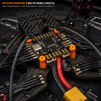 Contrôleur de vol Premium F405 F4 avec ESC 4-en-1 55A, module 30.5x30.5 2-6S à montage en surface UART/I2C/SPI pour drone de course FPV