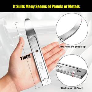 Outil de démontage de garniture en métal 4140, outil de démontage de garniture de voiture à bord fin en métal - Product Image 2