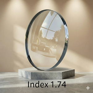 Lentilles IOT Design Lumina Equaview 1.74 UV400 Progressives pour la Protection des Yeux, Personnalisables, à Indice Ultra Élevé, Fines et Légères - Product Image 2