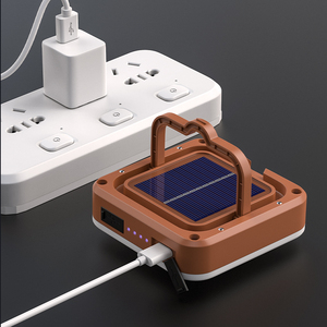 ใหม่แบบชาร์จไฟได้พลังงานแสงอาทิตย์ LED แม่เหล็กแคมป์ปิ้งโคมไฟ 5000mAh ไฟฉายแบบพกพาที่มีประสิทธิภาพไฟตกปลาไฟฉายไฟเต็นท์ - Product Image 5