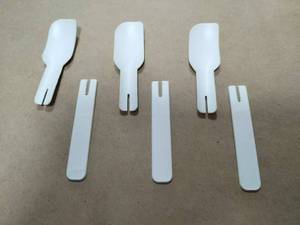 Chất lượng cao mạnh mẽ hơn sinh thái thân thiện hai phần giấy đầu xử lý riêng biệt thìa giấy muỗng - Product Image 4