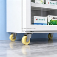 Armoire réfrigérée à double porte vitrée pour médicaments 680L 2-20 ℃   Réfrigérateur pharmaceutique GSP à température constante pour pharmacie