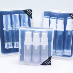 5ml 10ml clear White Empty Airless Lotion Pump Set Plastic <b>Sunscreen</b> Cream Emulsion <b>Spray</b> Travel Bottles Bottle with Box - Product Image 5