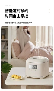 Olla Arrocera de Nuevo Diseño con Pantalla LED Digital, Fácil de Leer, con Indicador de Tiempo y Ajustes. Calefacción por suelo radiante con distribución uniforme de calor para C - Product Image 2