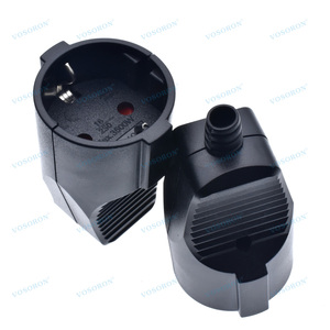 Enchufe de Tierra Europeo de 16A 250V, Tipo F <span class=keywords><strong>Schuko</strong></span>, Enchufe <span class=keywords><strong>Hembra</strong></span> Reutilizable para Cable de Extensión de Corriente DIY - Product Image 4