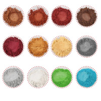 Poudre de paillettes comestibles OEM disponible, ensemble multicolore nacré pour maquillage corporel, gâteaux et boissons - Qualité alimentaire